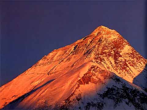 
Everest, Lhotse and Nuptse At Sunset From Pumori - Hall and Ball book
